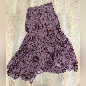 Free People Purple Maxi Skirt